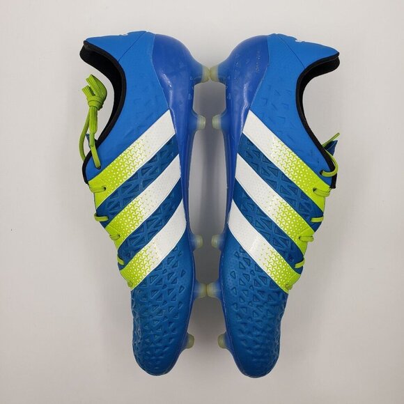 RARE adidas Mens RARE Ace 16.1 FG/AG Soccer Cleats AF5085 Blue Green Size 13 - Picture 8 of 11